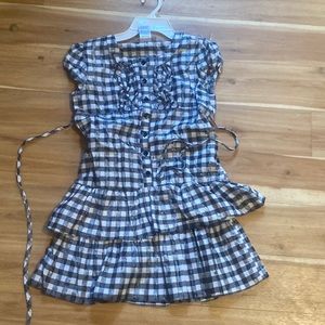 Disorderly kids gingham dress